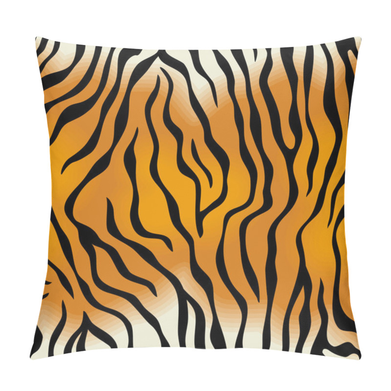 Personality  Tiger Skin. Vector Seamless Texture Pillow Covers