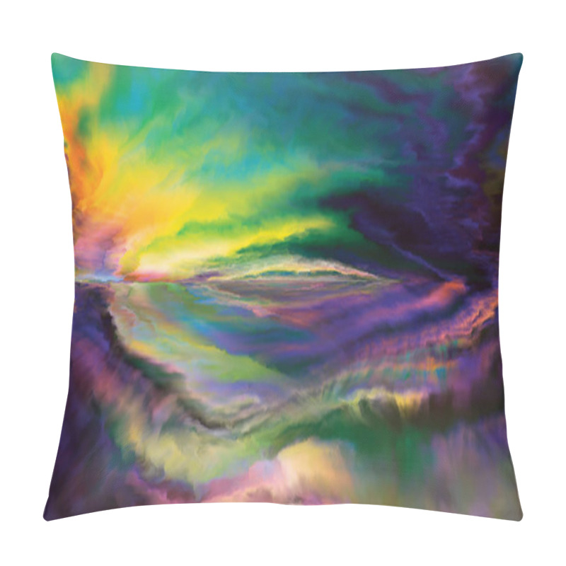 Personality  Lights Of Abstract Landscape Pillow Covers