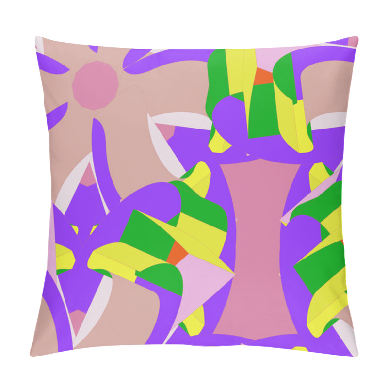 Personality  Geometric 3d Shapes Seamless Pattern. Modern Geometric Texture Design. Vector Illustration.  Pillow Covers