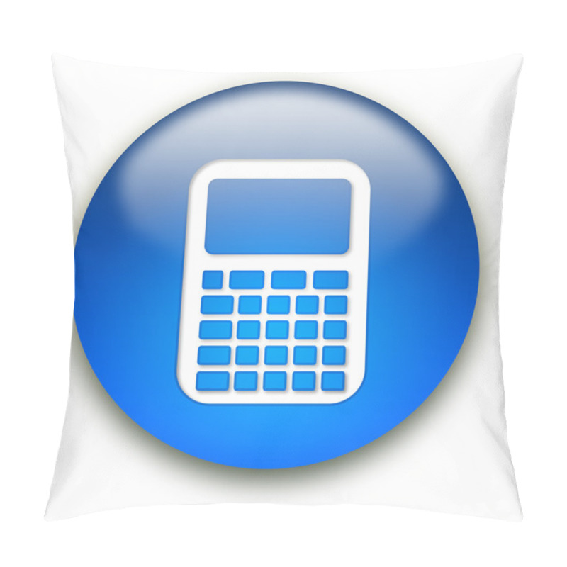 Personality  Calculator Icon Button Pillow Covers