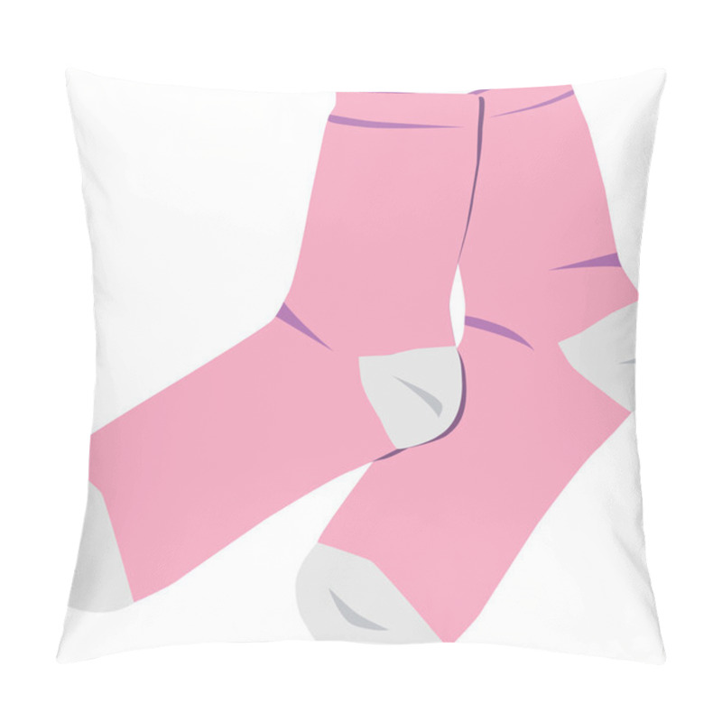 Personality  Cute Pink Socks Pillow Covers