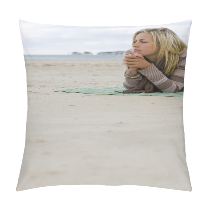 Personality  Alone With Her Thoughts Pillow Covers