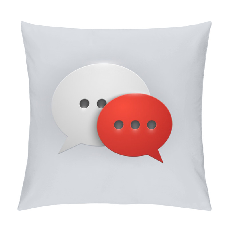 Personality  Shiny Speech Bubble . Pillow Covers