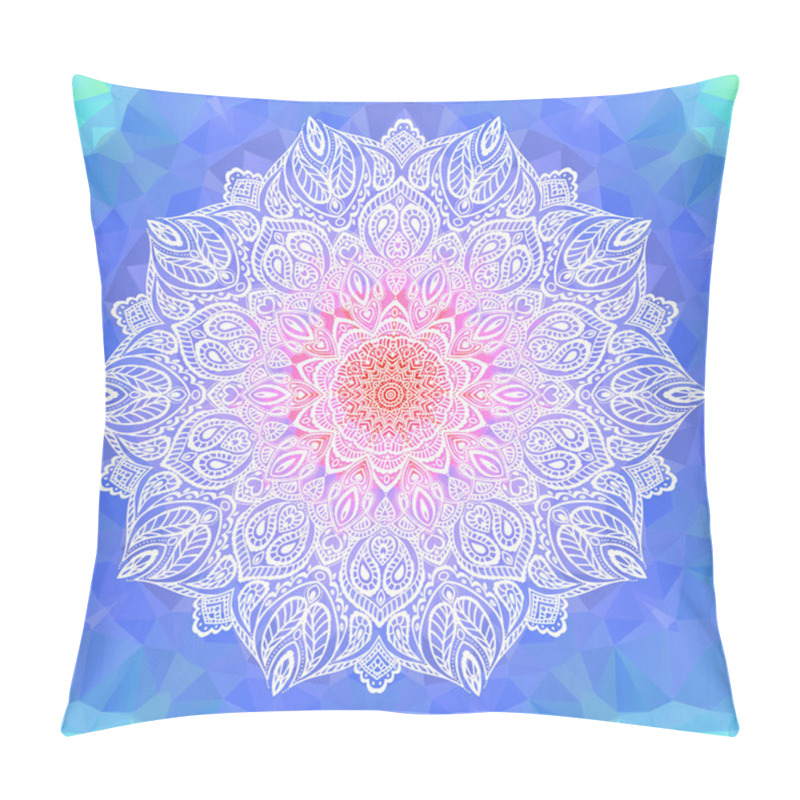 Personality  Beautiful Mandala Element. Pillow Covers