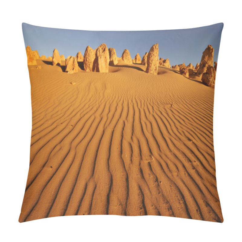 Personality  Pinnacles Desert In Western Australia Pillow Covers