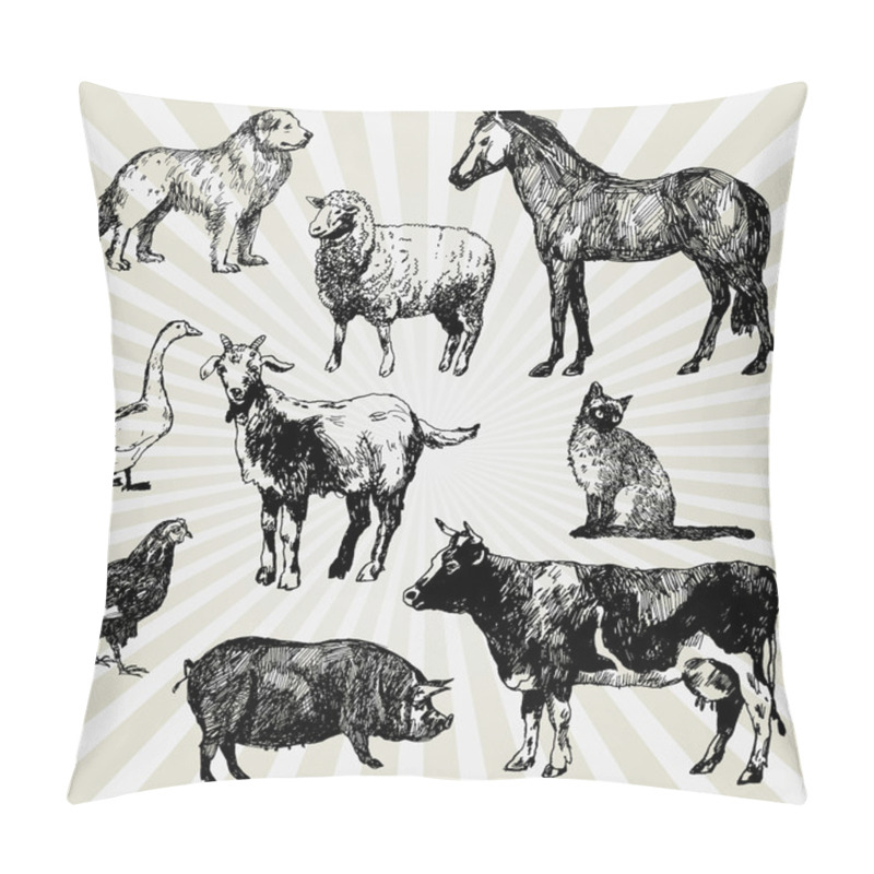 Personality  Set Of Home Animals Pillow Covers