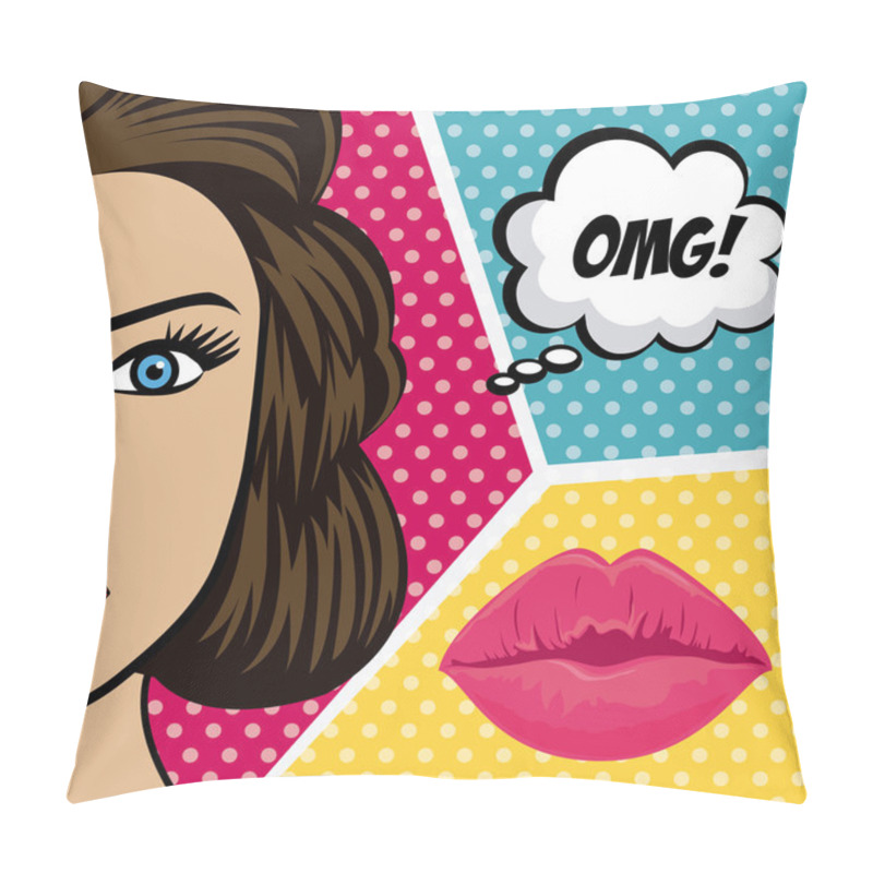 Personality  Comics Design. Pillow Covers