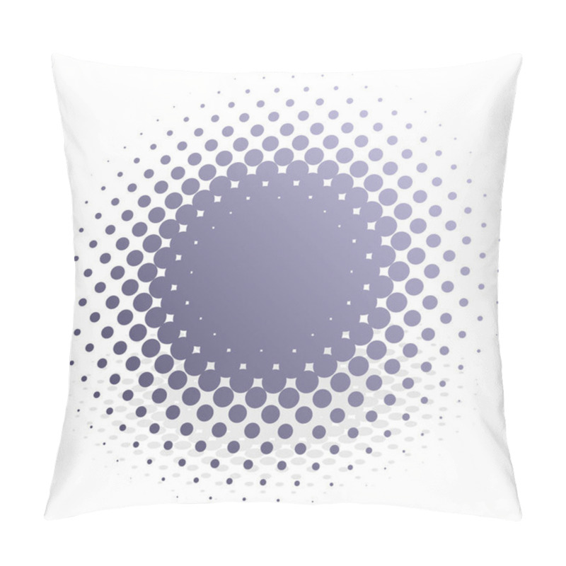 Personality  Colorful Halftone Vector Pattern, Texture In 3d Perspective. Circles, Dots, Screentone Illustration. Freckle, Stipple-stippling, Speckles Illustration. Pointillist Vector Art Pillow Covers