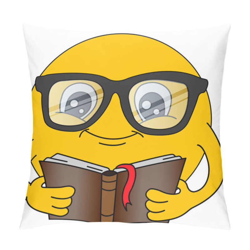 Personality  Emoticons. Emoji. Smile Icons. Isolated Illustration Pillow Covers