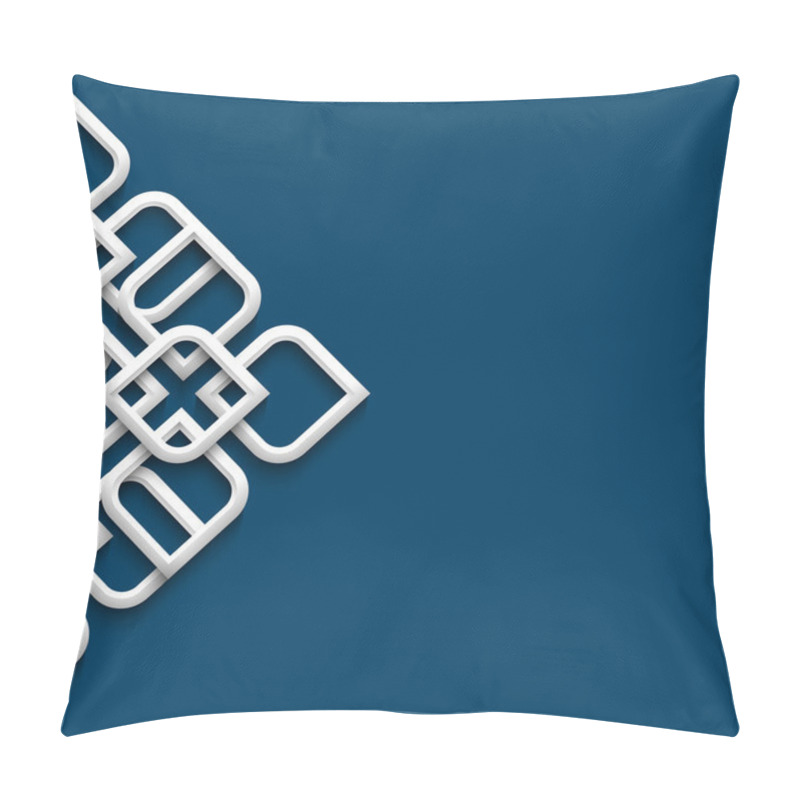 Personality  3d White Ornament In Arabic Style Pillow Covers