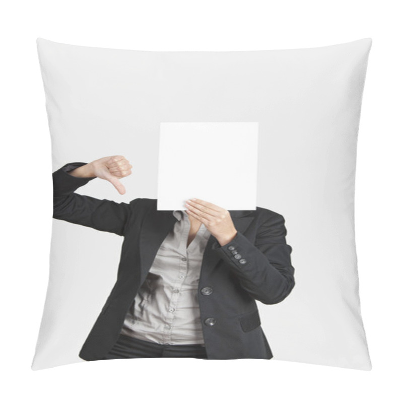 Personality  Paper Face Pillow Covers