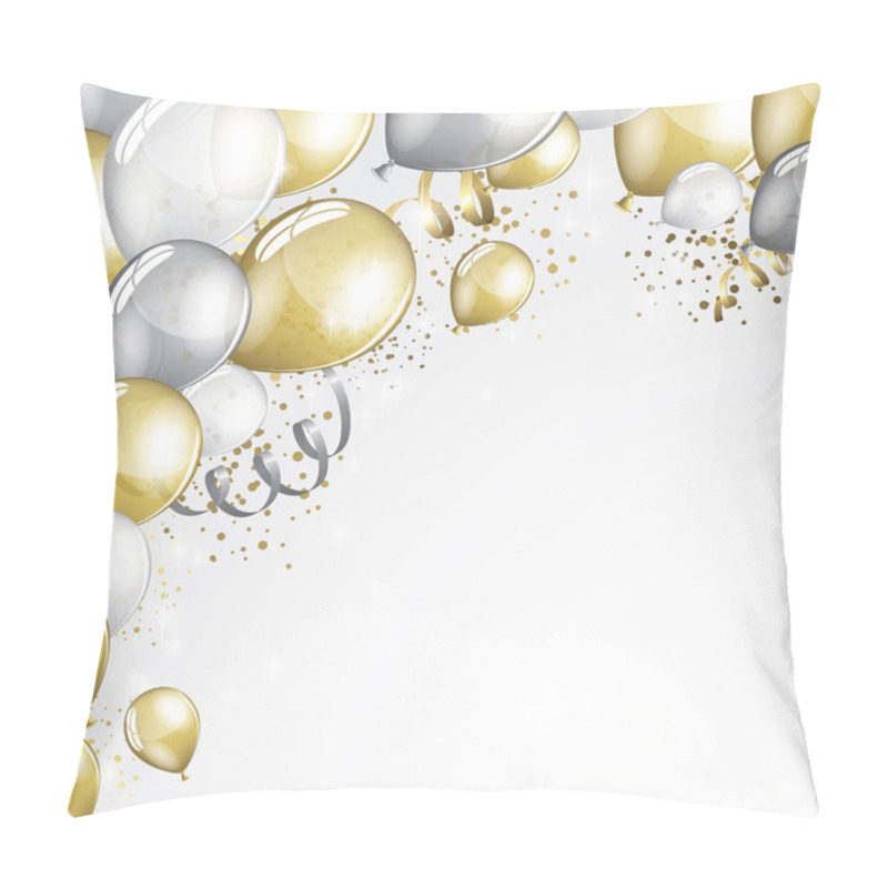 Personality  Festive Balloons Background Pillow Covers