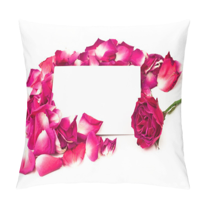 Personality  Dried Rose Background Pillow Covers