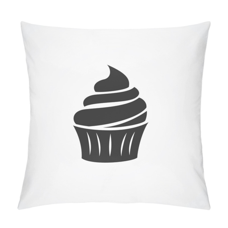 Personality  Cupcake, Muffin Logo Pillow Covers