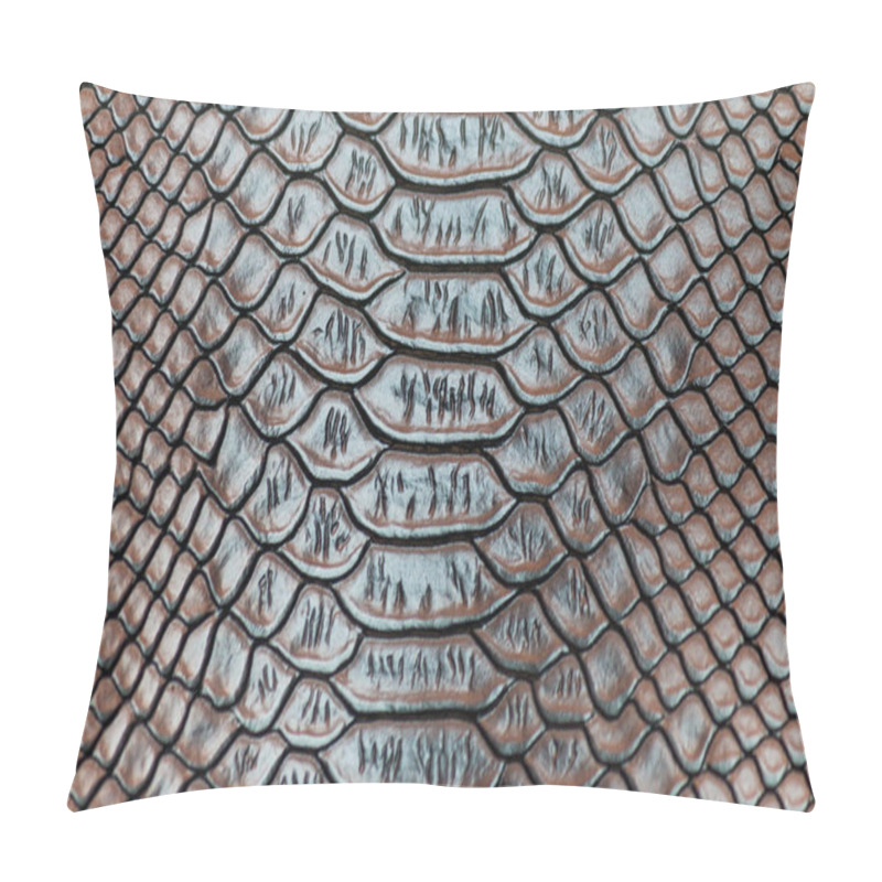 Personality  Brow Snakeskin Pattern Texture Background Pillow Covers