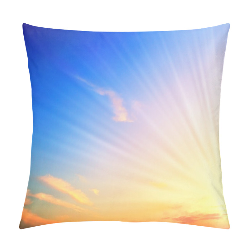 Personality  Sunset. Pillow Covers