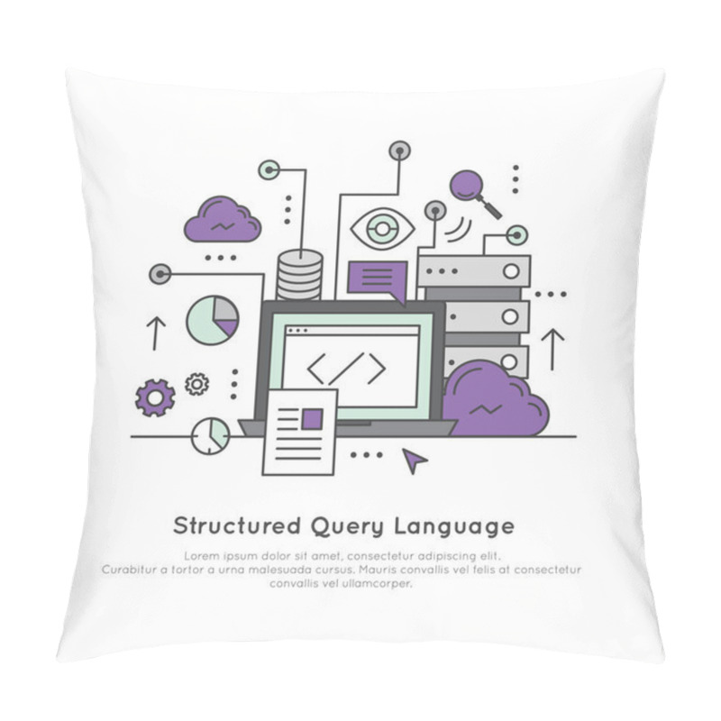 Personality   Structured Query Language SQL Pillow Covers