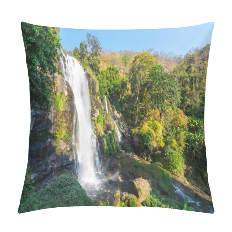 Personality  Chaimai Waterfall, Chiang Mai, Thailand (Wachiratarn Waterfall) Pillow Covers