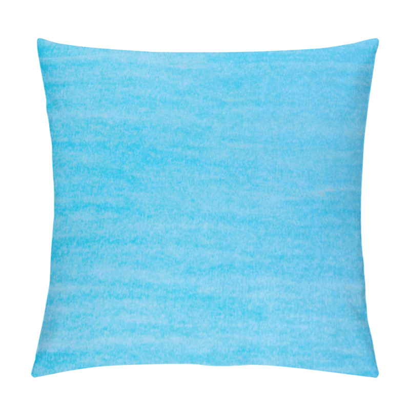 Personality  Blue Pencil Drawings On White Paper Background Texture. Pillow Covers