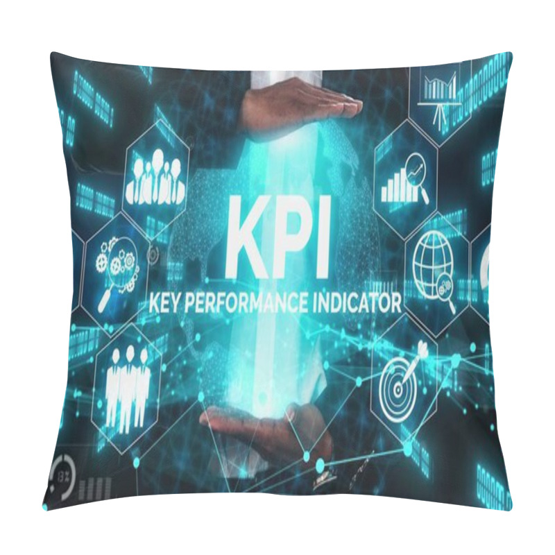 Personality  KPI Key Performance Indicator For Business Conceptual Pillow Covers