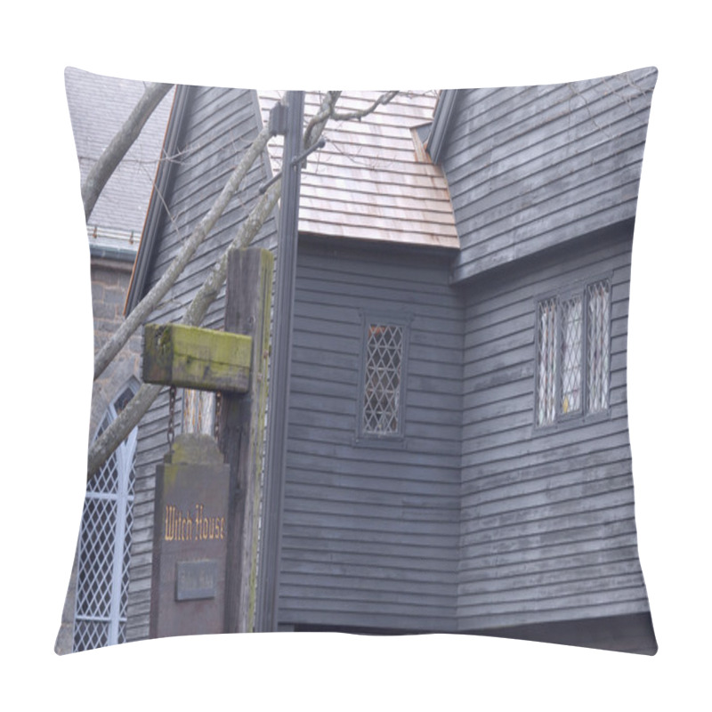 Personality  Witch House In Salem, MA, USA Pillow Covers