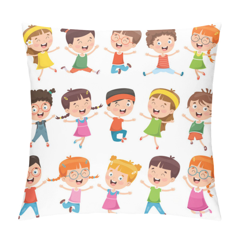 Personality  Collection Of Little Cartoon Children Pillow Covers