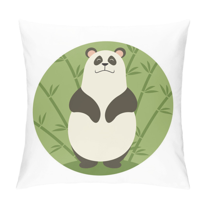 Personality  Smiling Panda Pillow Covers