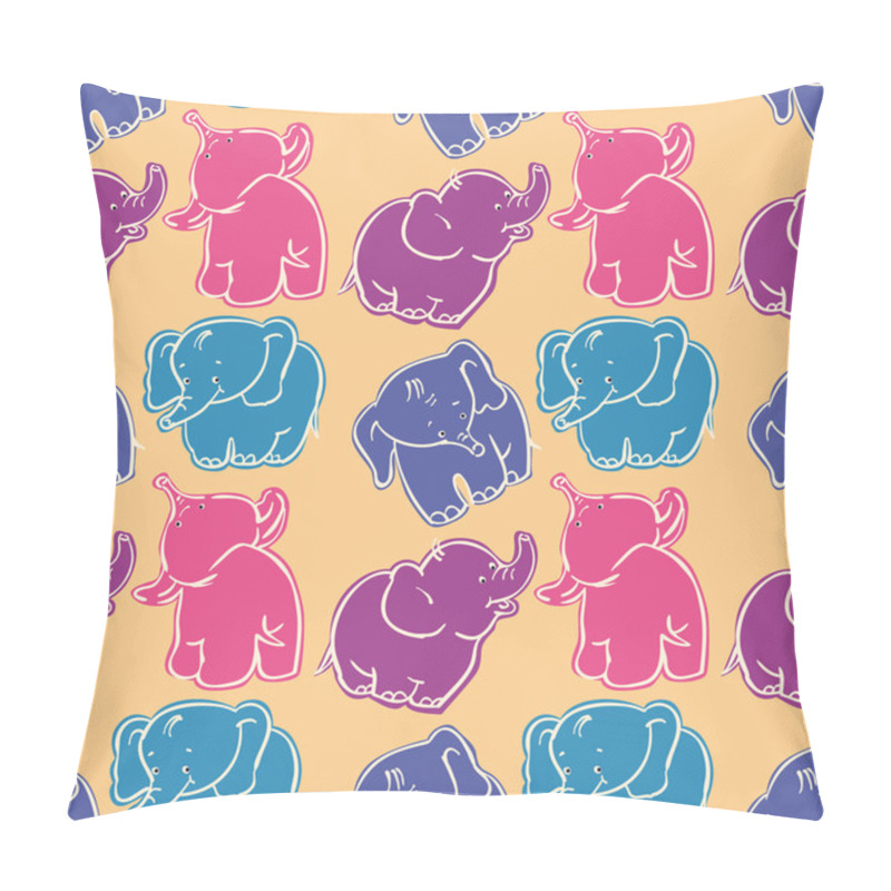 Personality  Elephants Pillow Covers