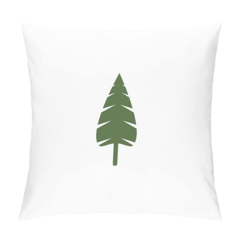 Personality  Pine Tree Logo Ilustration Pillow Covers