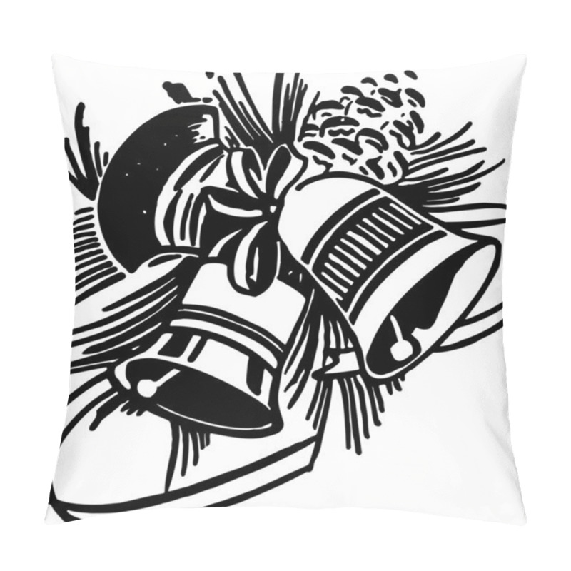 Personality  Retro Christmas Bells Pillow Covers