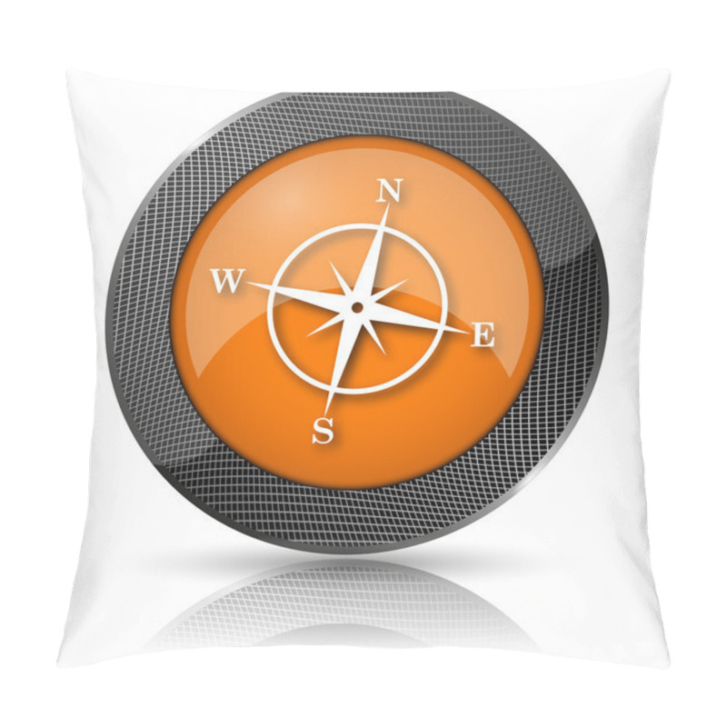 Personality  Compass Icon Pillow Covers