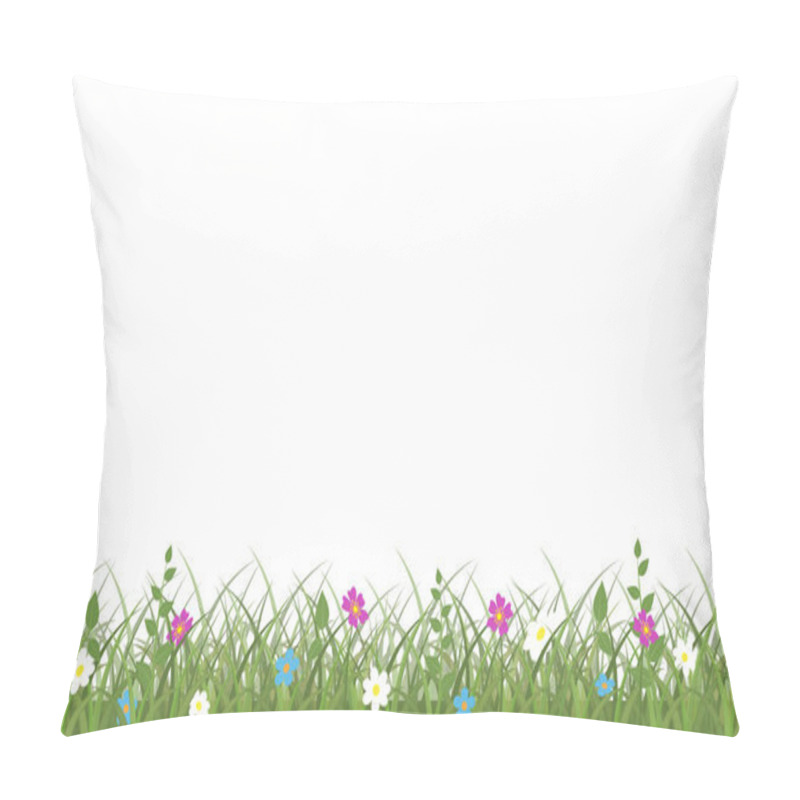 Personality  Grass And Flowers Pillow Covers