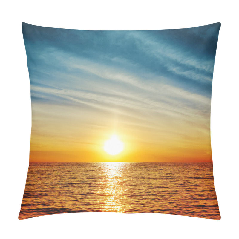 Personality  Sunset Over Water Pillow Covers