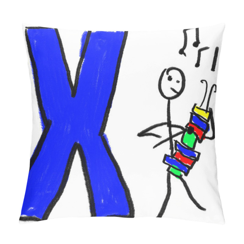 Personality  Letter X Pillow Covers