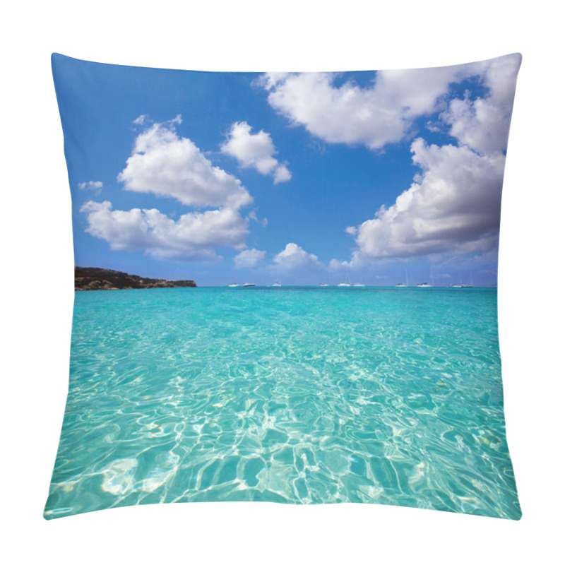 Personality  Formentera Cala Saona Beach Balearic Islands Pillow Covers