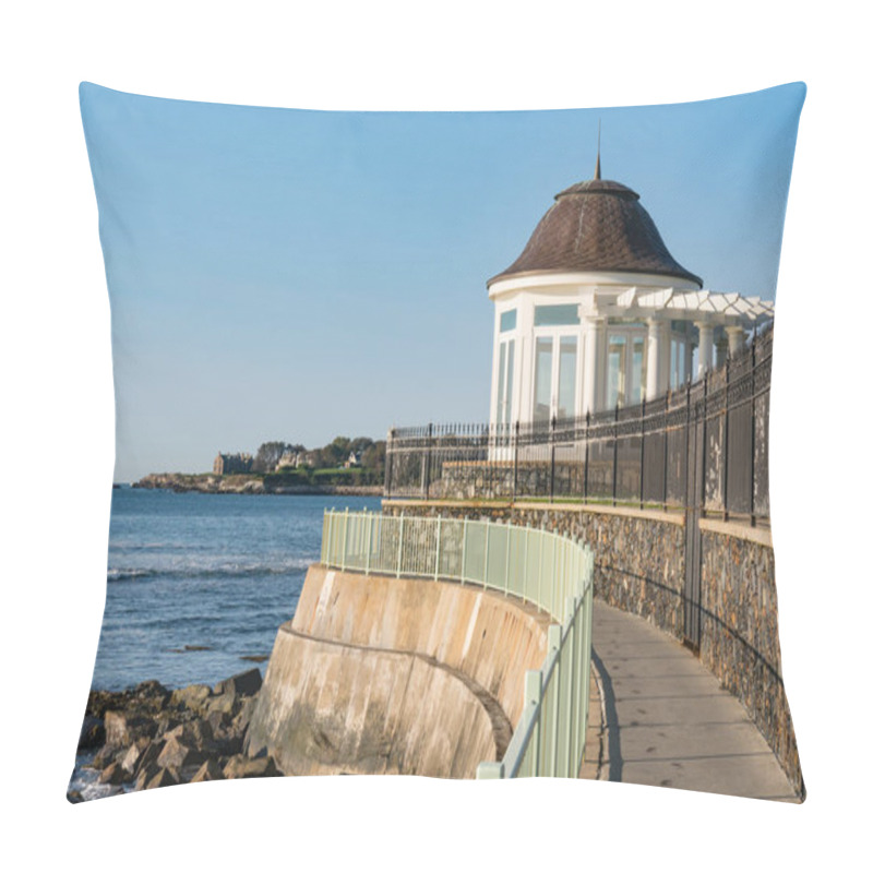 Personality  Cliff Walk Along The Rocky Newport, Rhode Island Coastline Pillow Covers