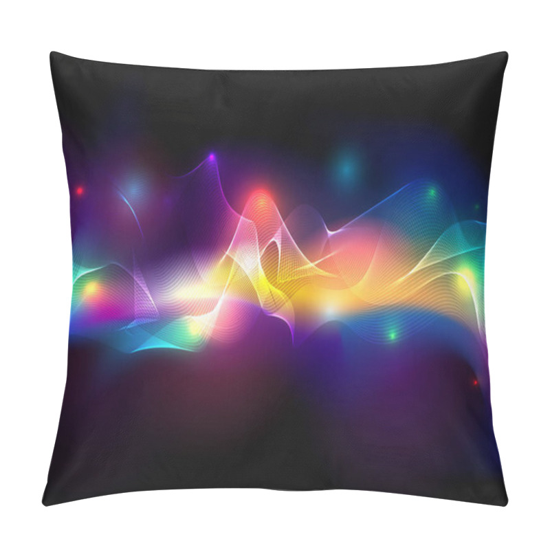 Personality  Aurora Borealis Shiny, Abstract Vector Aurora Australis Backgrou Pillow Covers