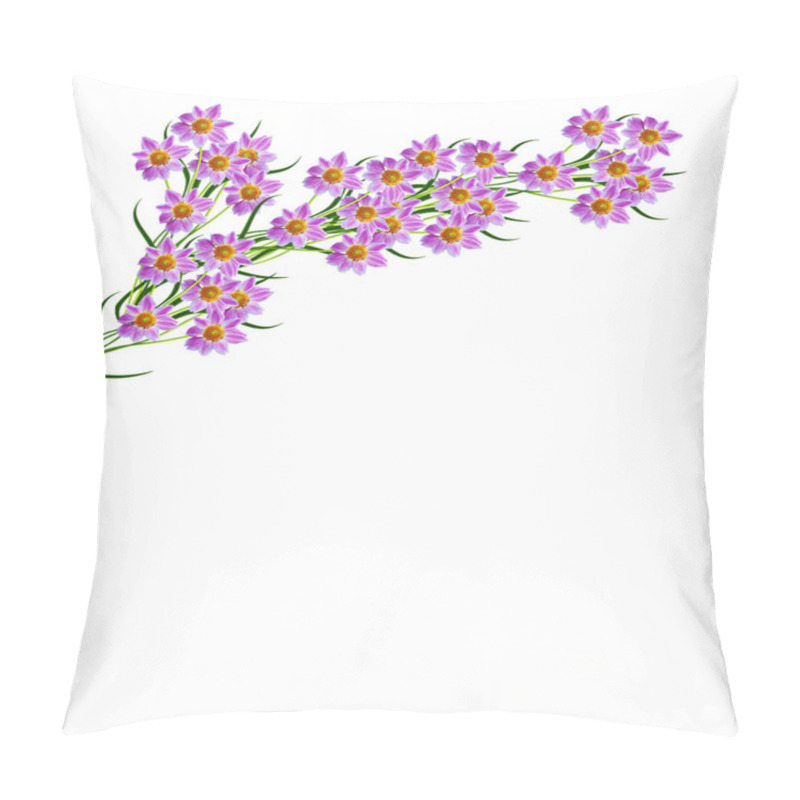 Personality  Dahlia Flower Isolated On White Background Pillow Covers