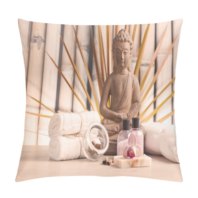 Personality  Ayurveda Symbols For Relaxation And Inner Beauty ,buddha And Meditation Pillow Covers