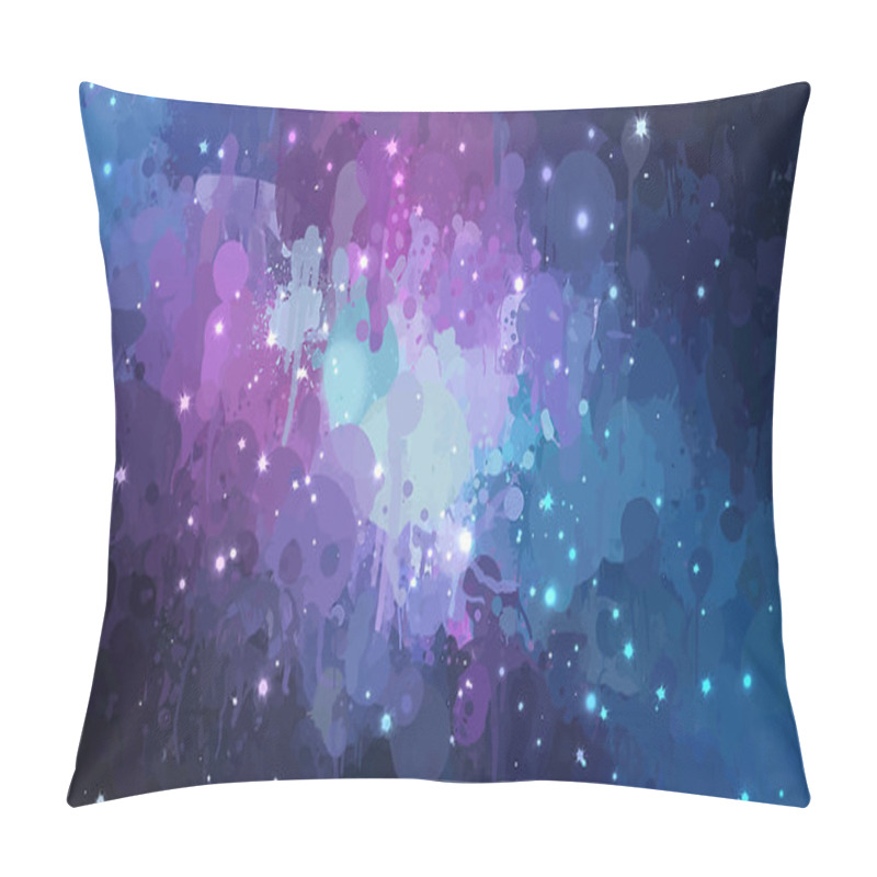 Personality  Night Sky Brush Strokes Background Pillow Covers