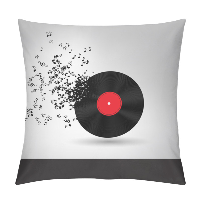 Personality  Abstract Music Background Vector Illustration For Your Design Pillow Covers