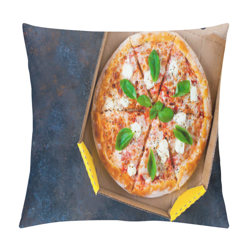 Personality  Pizza Margarita With Tomato Sauce, Fresh Mozzarella, Parmesan An Pillow Covers