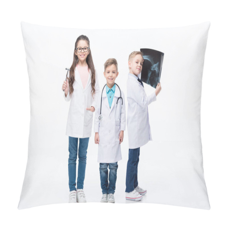 Personality  Kids Playing Doctors Pillow Covers