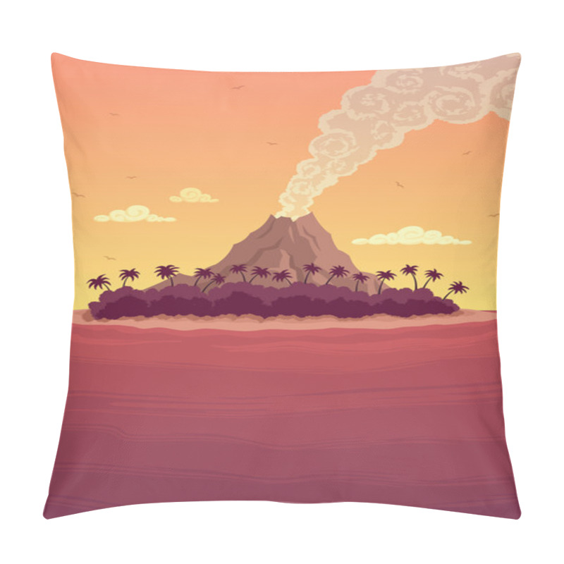 Personality  Tropical Island 2 Pillow Covers