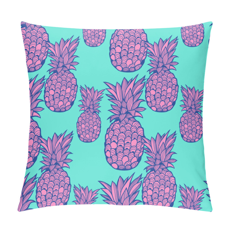 Personality  Pineapple Pattern - Vector Pillow Covers