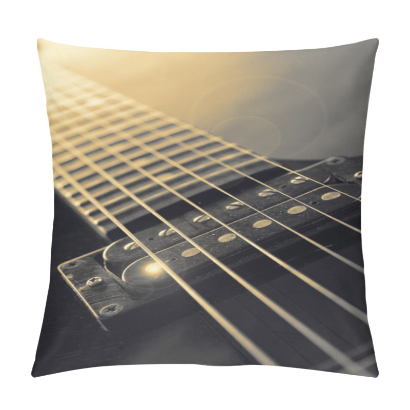 Personality  Guitar Strings, Close-up Pillow Covers