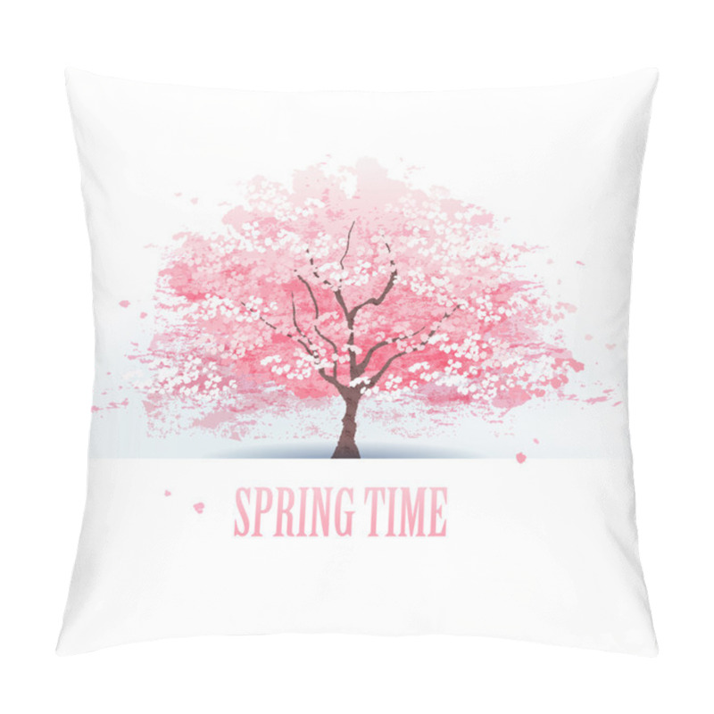 Personality  Beautiful Cherry Blossom Tree Pillow Covers