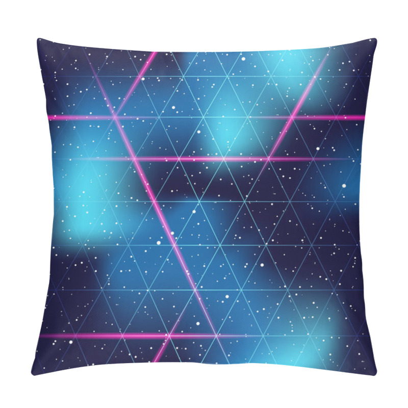 Personality  Retrofuturistic Seamless Space Background Pillow Covers