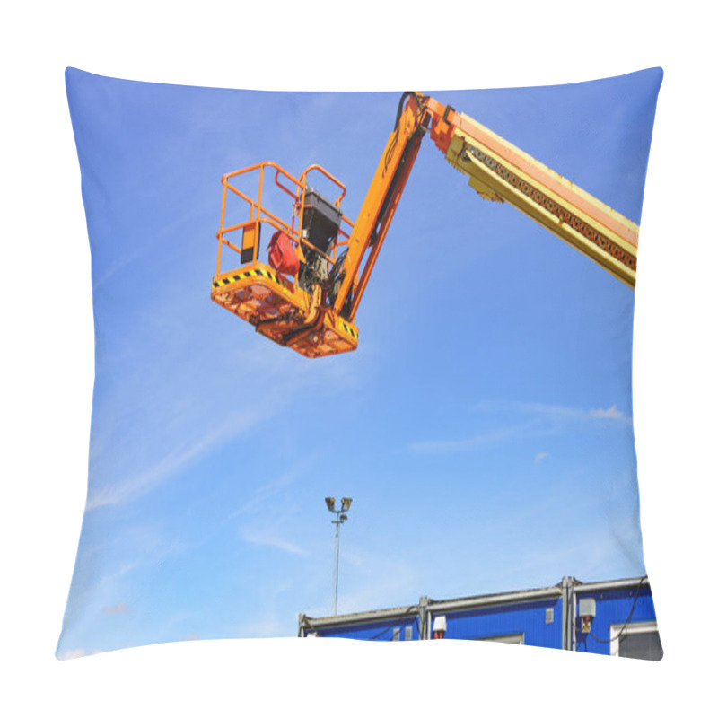 Personality  Basket Lift On Construction Site Pillow Covers