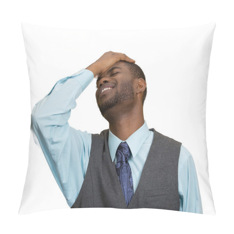 Personality  Man Realizes Mistake Pillow Covers